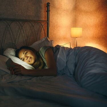 Relaxdays Nachttischlampe Touch Funktion