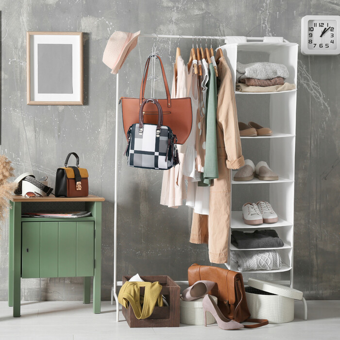 Relaxdays Handtaschenbügel 6 Haken