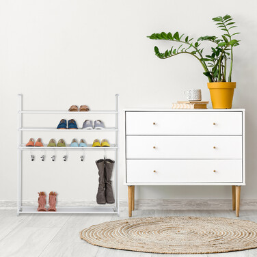 Relaxdays Schuhregal mit Stiefelfach