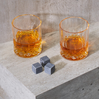 Relaxdays Whiskeygläser 4er Set