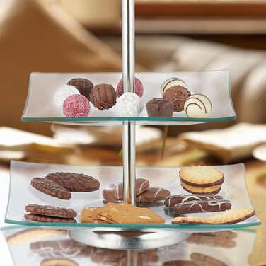 Relaxdays Etagere 2-stufig