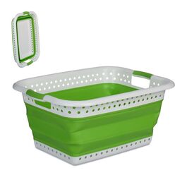 Relaxdays Faltbarer Wäschekorb 36 Liter