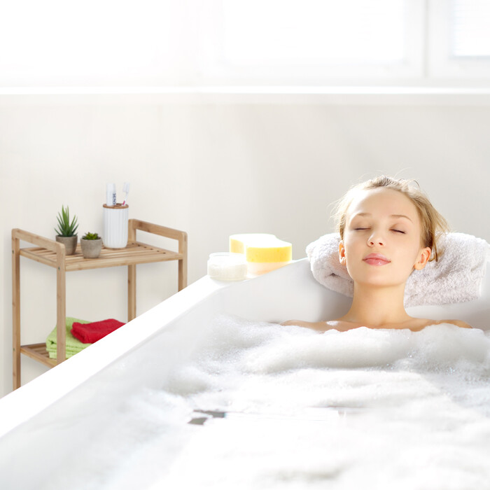 Relaxdays Bambusregal mit 3 Ablagen