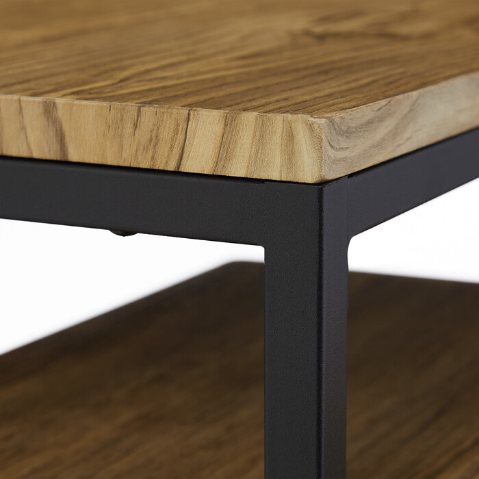 Relaxdays Beistelltisch 2er Set Holzoptik