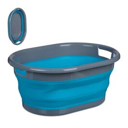 Relaxdays Faltbarer Wäschekorb 21 Liter