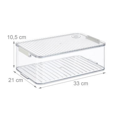 Relaxdays Kühlschrank Organizer 3er Set
