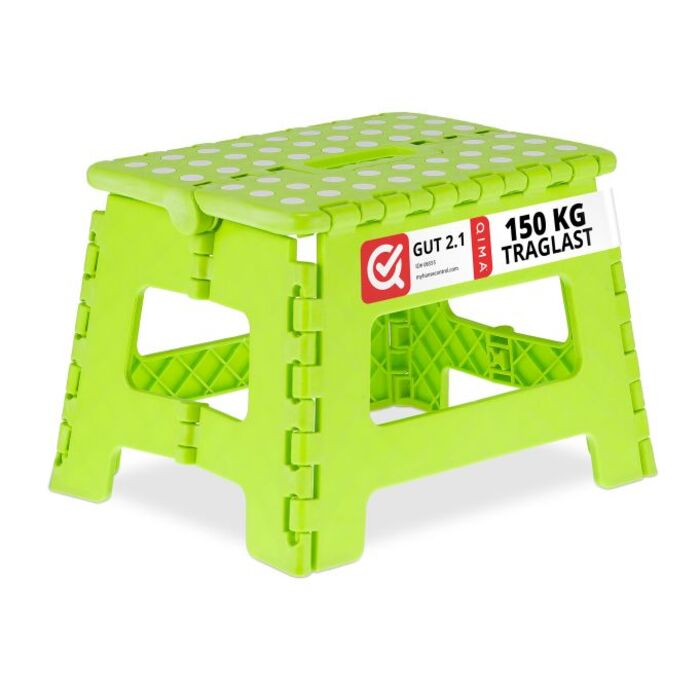 Relaxdays Klapphocker faltbar M Grün