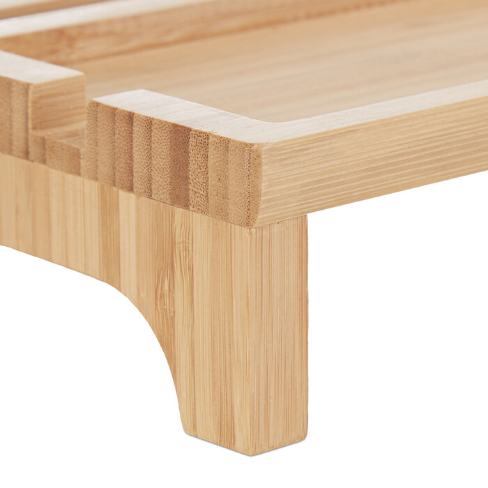 Relaxdays Bambus Schreibtisch Organizer