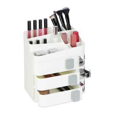 Relaxdays Make Up Organizer mit Schubladen