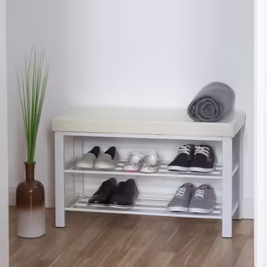 Relaxdays Schuhbank mit Polsterung