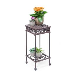 Relaxdays Blumenhocker quadratisch