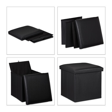 Relaxdays Hocker mit Stauraum