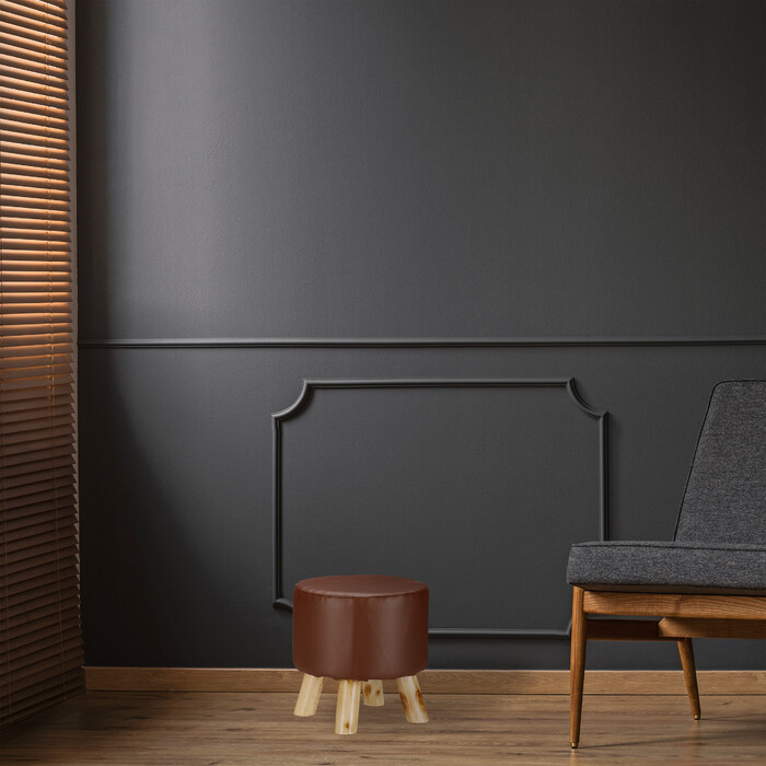 Relaxdays Hocker Kunstleder