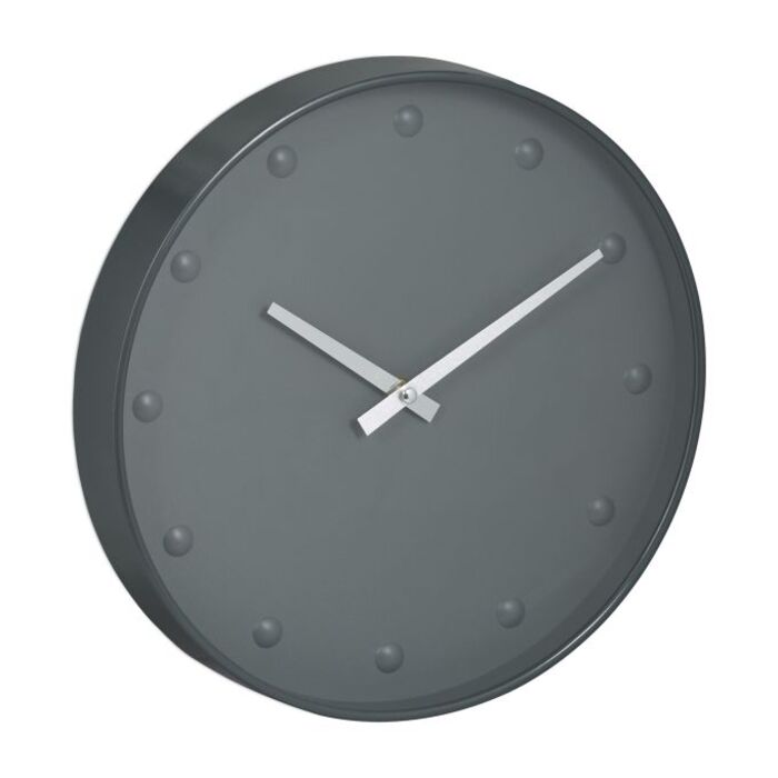Relaxdays Graue Wanduhr