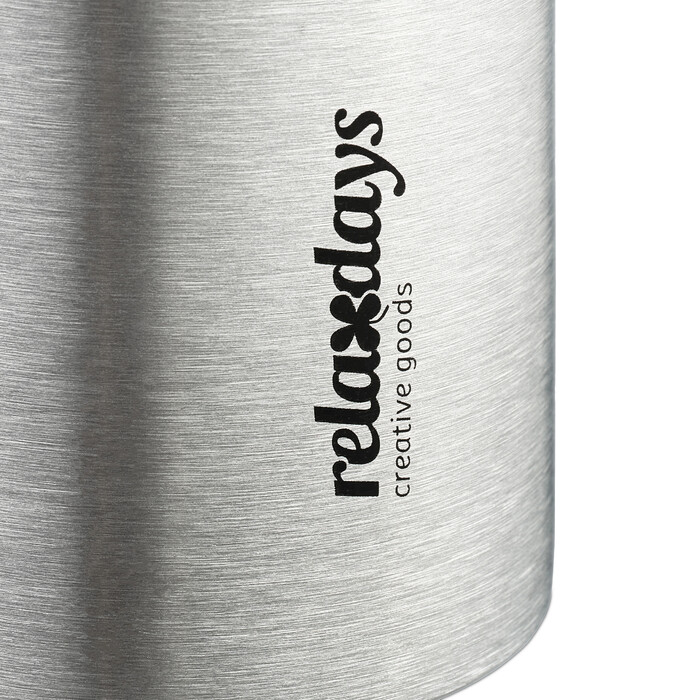 Relaxdays Thermobecher Edelstahl 400ml
