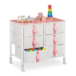 Relaxdays Kommode für Kinder 6 Schubladen