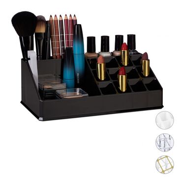Relaxdays Kosmetikorganizer Acryl