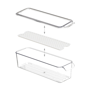 Relaxdays Kühlschrank Organizer 3er Set