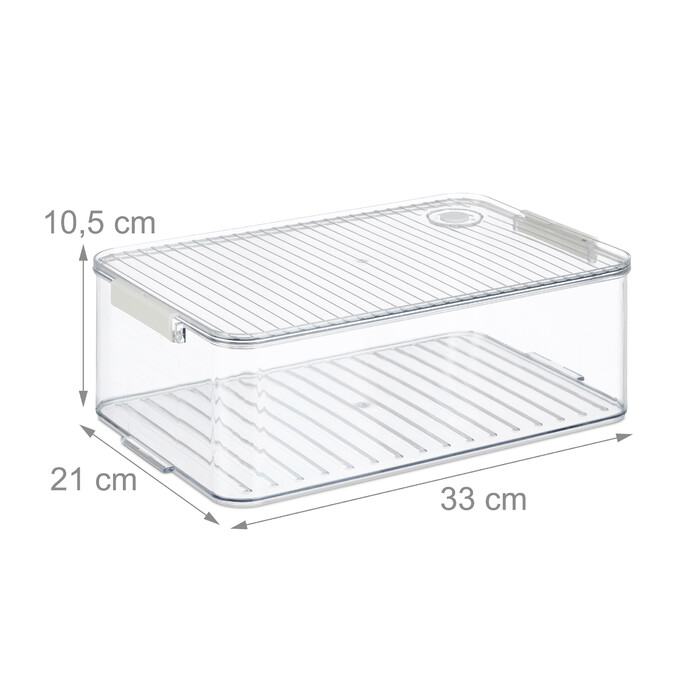 Relaxdays Kühlschrank Organizer 3er Set