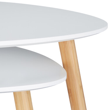 Relaxdays Satztisch 2er Set im nordischen Design