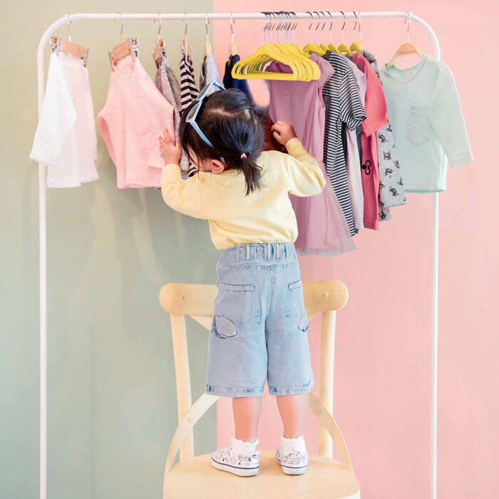 Relaxdays Kleiderbügel Kinder 20er Set