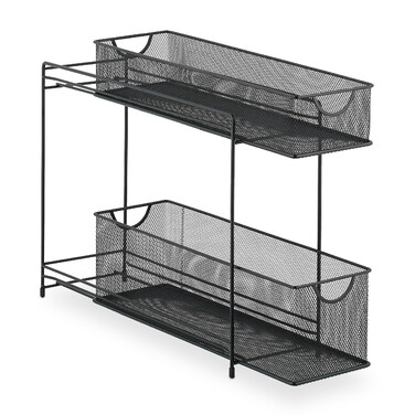 Relaxdays Metall Küchenschrank Organizer