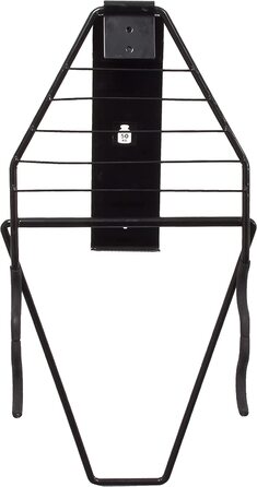 Relaxdays Fahrrad Wandhalterung Klappbar Bis 50 Kg, Schwarz, Standard