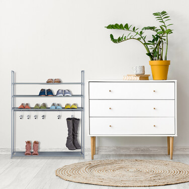 Relaxdays Schuhregal mit Stiefelfach
