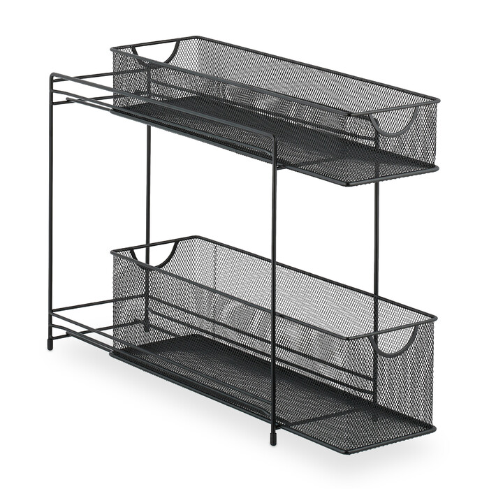Relaxdays Metall Küchenschrank Organizer