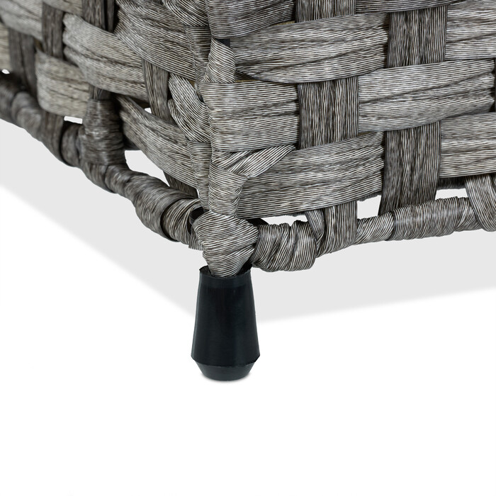 Relaxdays Wäschekorb Rattan-Optik 90 L