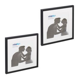 Relaxdays Bilderrahmen 38,5 x 38,5 cm 2er Set