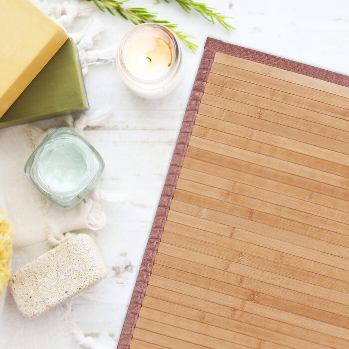 Relaxdays Bambusmatte natur