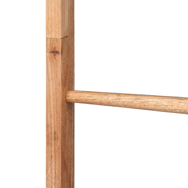 Relaxdays Handtuchleiter Holz 6 Sprossen