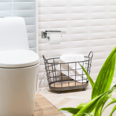 Relaxdays Toilettenpapierhalter Edelstahl