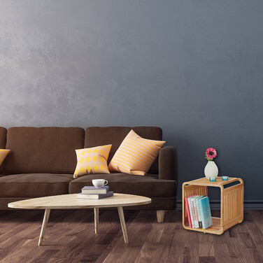 Relaxdays Bambus Regal mit Ablagen