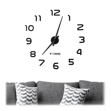 Relaxdays DIY Wanduhr mit 3D-Zahlen