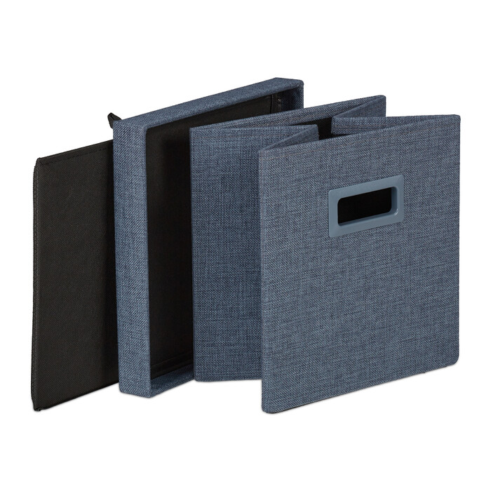 Relaxdays Sitzhocker mit Stauraum & Griffen