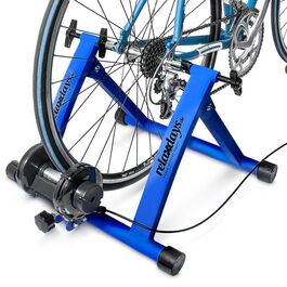 Relaxdays Fahrrad Rollentrainer mit 6 Gängen