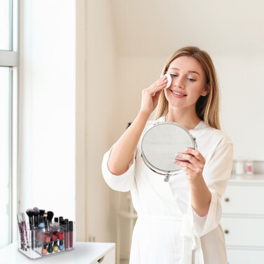Relaxdays Kosmetik Organizer mit Schubladen