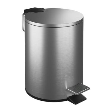 Relaxdays Kosmetikeimer Edelstahl 3 Liter