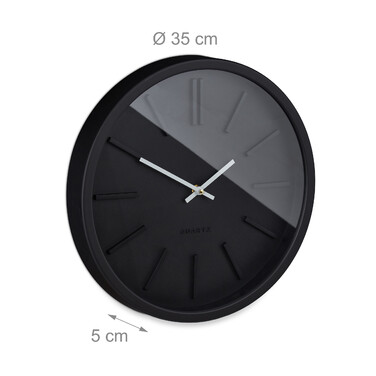 Relaxdays Wanduhr modern