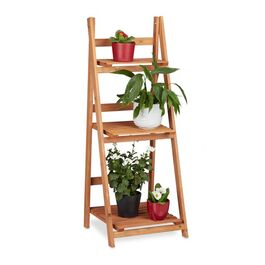 Relaxdays Blumentreppe aus Holz
