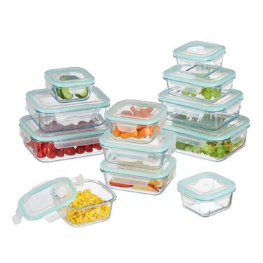 Relaxdays Frischhaltedose 12er Set