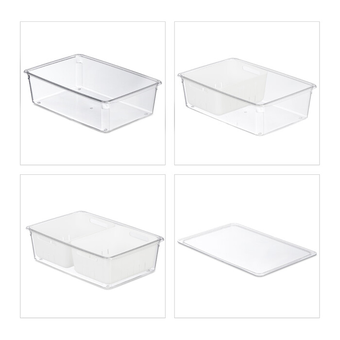 Relaxdays Kühlschrank Organizer 2er Set