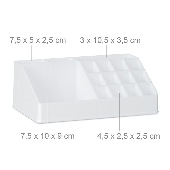 Relaxdays Kosmetikorganizer mit 6 Schubladen