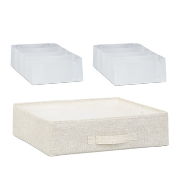 Relaxdays Regalsystem verschiedene Varianten beige