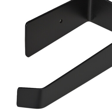 Relaxdays Toilettenpapierhalter in Schwarz