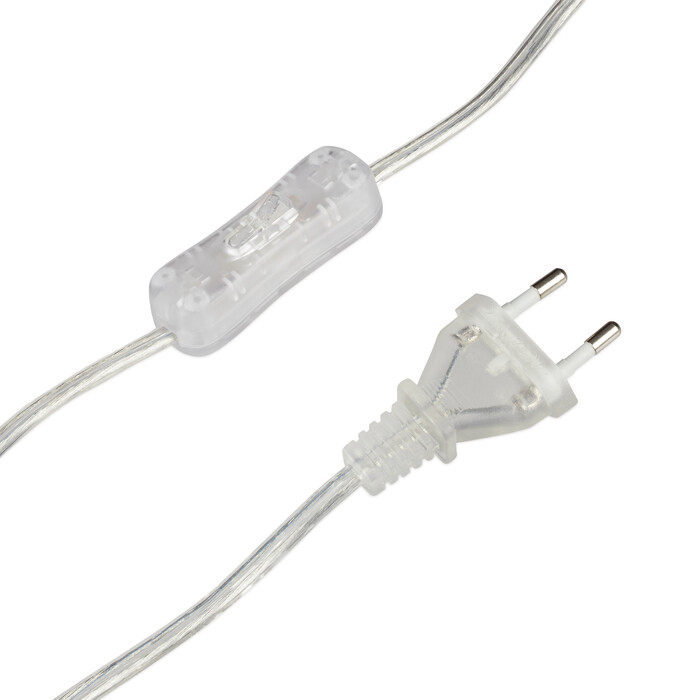 Relaxdays Tischlampe Organza Kristall