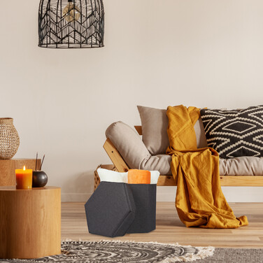 Relaxdays Sitzhocker mit Stauraum