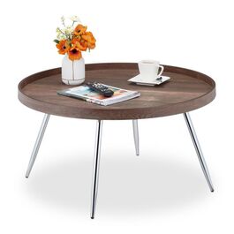 Relaxdays Runder Beistelltisch